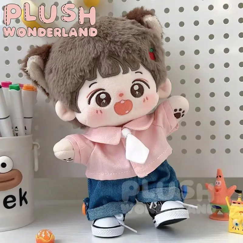 【INSTOCK】PLUSH WONDERLAND Shirt and jeans suit Set 20CM Doll Clothes - Image 4