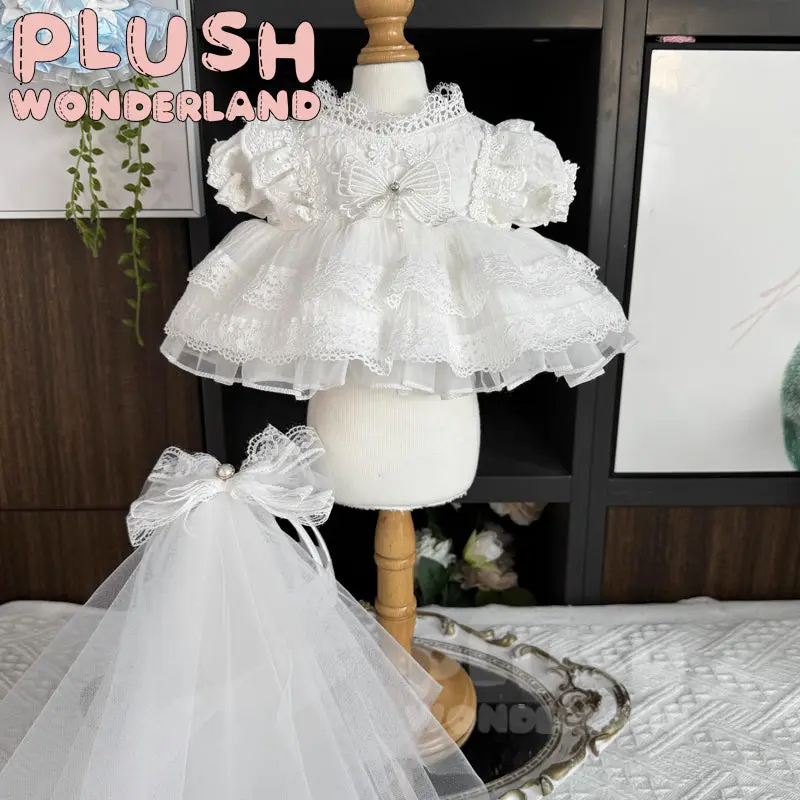 【INSTOCK】PLUSH WONDERLAND Wedding Princess Dress 20CM Doll Clothes - Image 2
