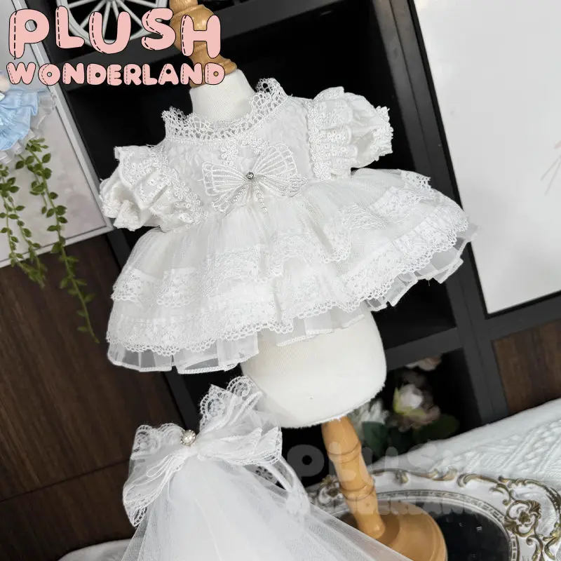 【INSTOCK】PLUSH WONDERLAND Wedding Princess Dress 20CM Doll Clothes - Image 4