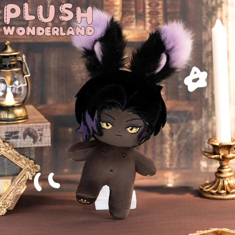 【Doll In Stock】PLUSH WONDERLAND Black Rabbit Traveler Plushie 20CM Cotton Doll - Image 5