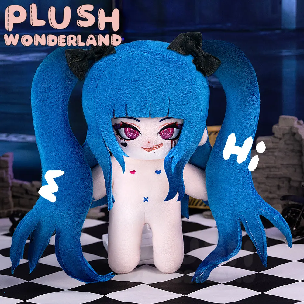【PRESALE】PLUSH WONDERLAND Blue Twintails 20CM Cotton Doll FANMADE - Image 4
