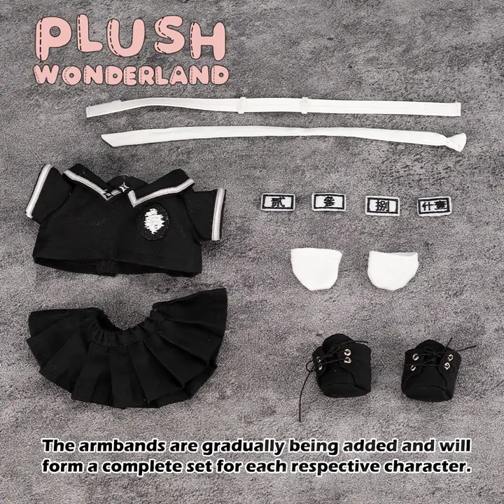 【PRESALE】PLUSH WONDERLAND Blue Twintails 20CM Cotton Doll FANMADE - Image 6