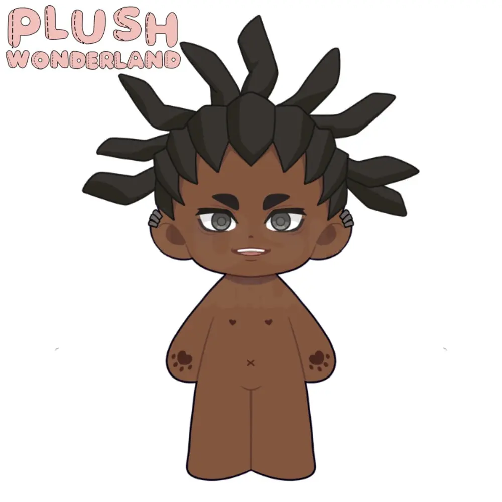 【Plushie Design】PLUSH WONDERLAND Black Hair Cleaner 20CM Cotton Doll FANMADE - Image 3