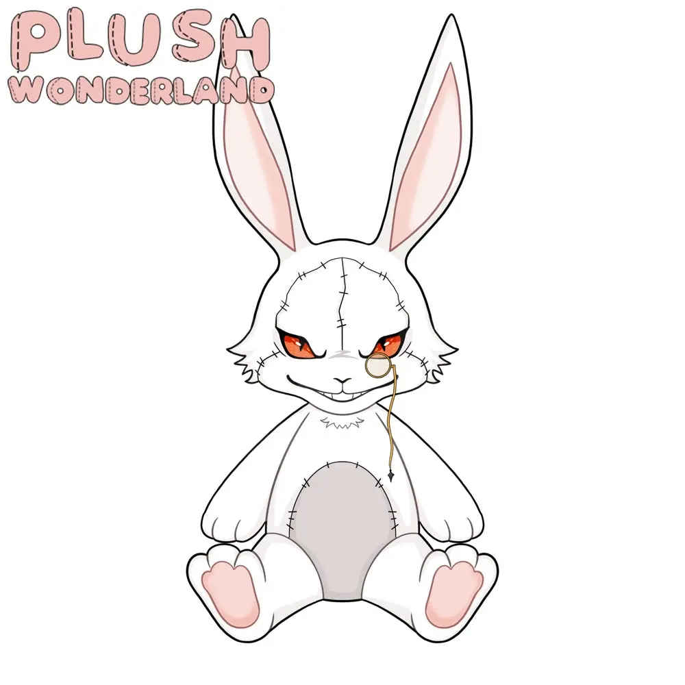 【Poll-Failed】PLUSH WONDERLAND Demon RB  Plushie 30CM Cotton Doll Rabbit FANMADE - Image 5