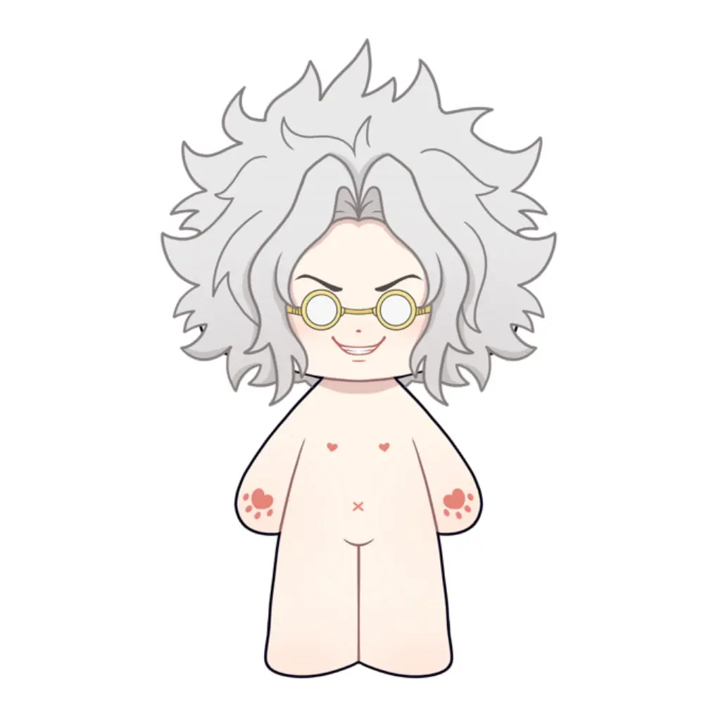 【Plushie Design】PLUSH WONDERLAND Grey Teacher 20CM Cotton Doll FANMADE - Image 3