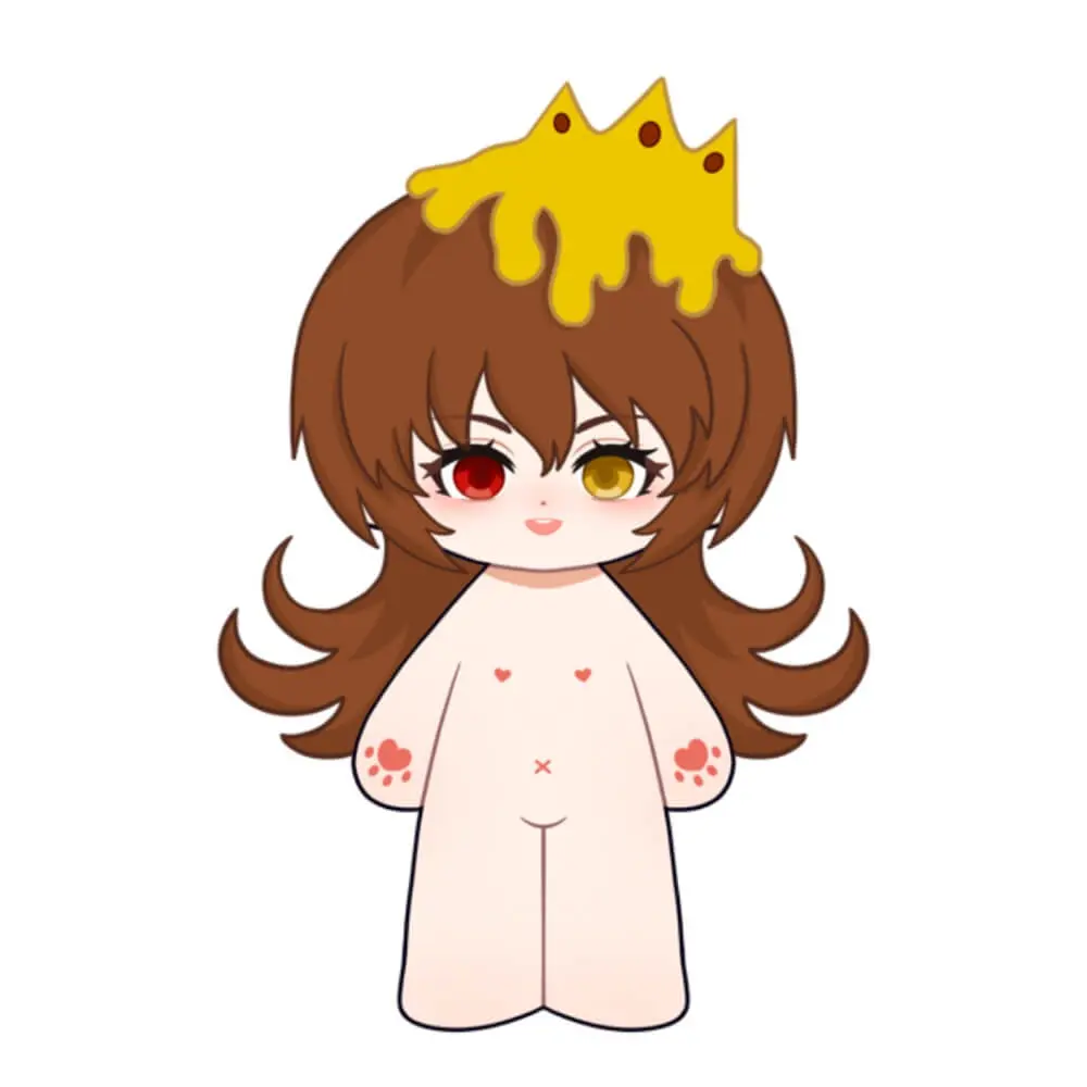 【Plushie Design】PLUSH WONDERLAND Laughing Doll 20CM Cotton Doll FANMADE - Image 3