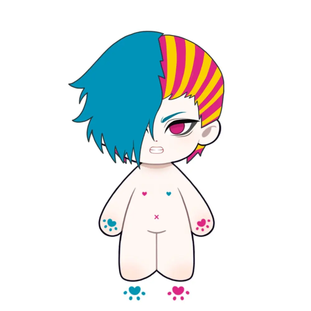 【PRESALE】PLUSH WONDERLAND Striped man Plushie Doll FANMADE - Image 3