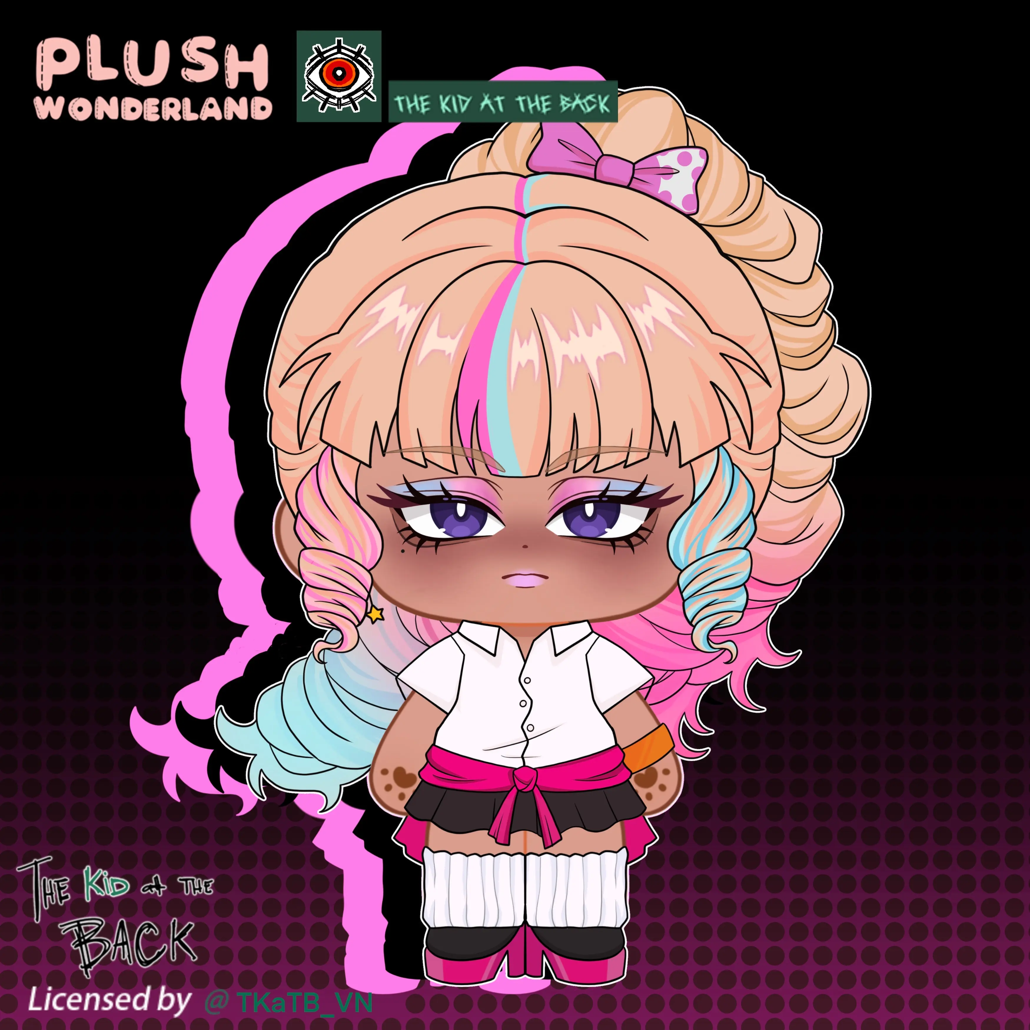 【Poll-Failed】【Authorized】PLUSH WONDERLAND The Kid at the Back Brittney Claire Plushie 20CM Doll FANMADE - Image 5