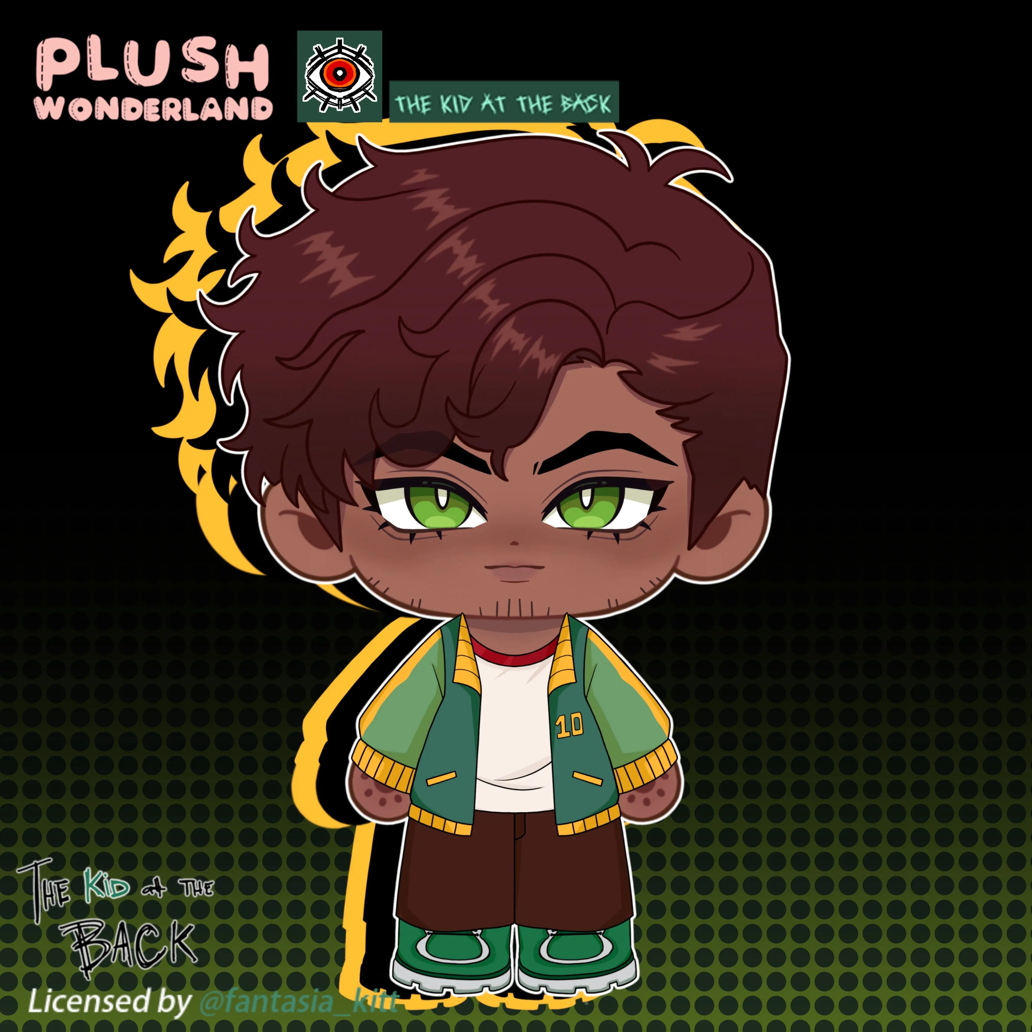 【Poll-Failed】【Authorized】PLUSH WONDERLAND The Kid at the Back Deryl Helianthus Cotton Doll Plushie 20CM Doll - Image 4