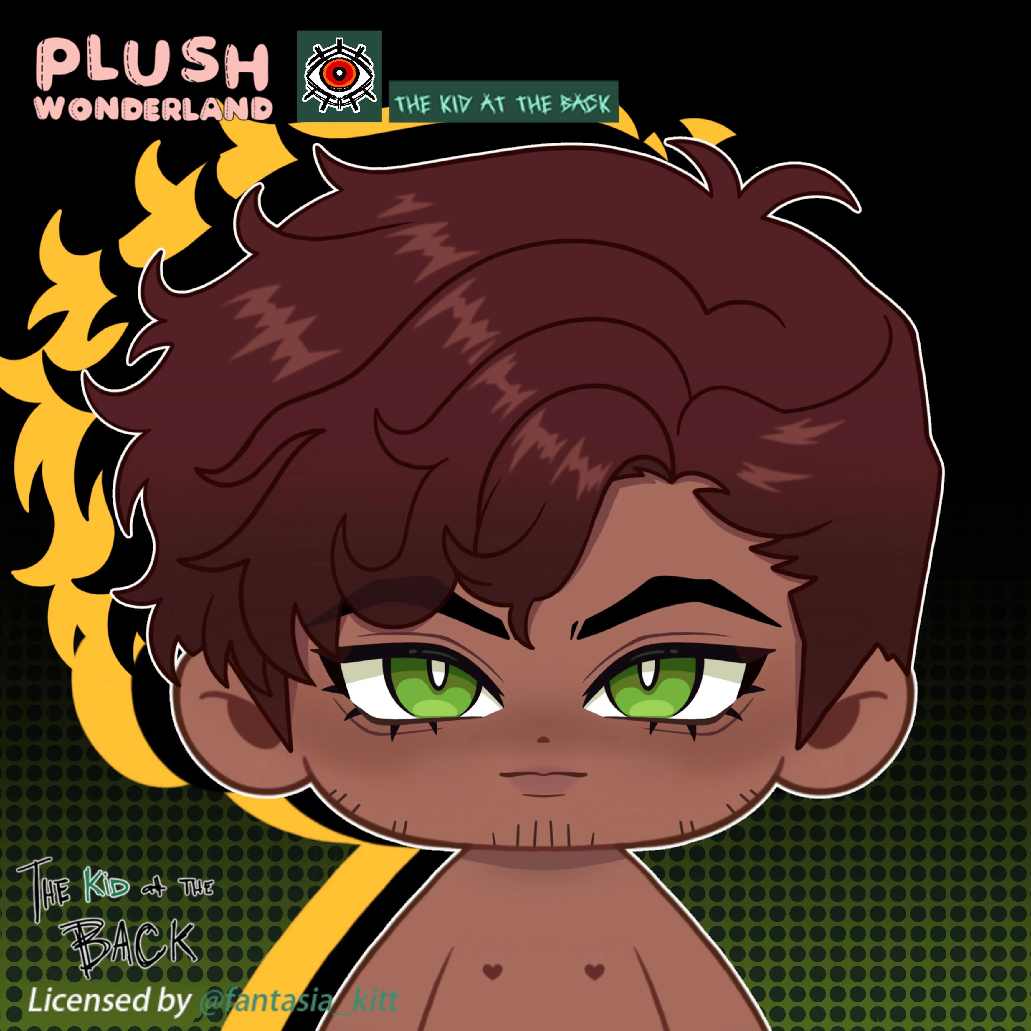 【Poll-Failed】【Authorized】PLUSH WONDERLAND The Kid at the Back Deryl Helianthus Cotton Doll Plushie 20CM Doll - Image 5