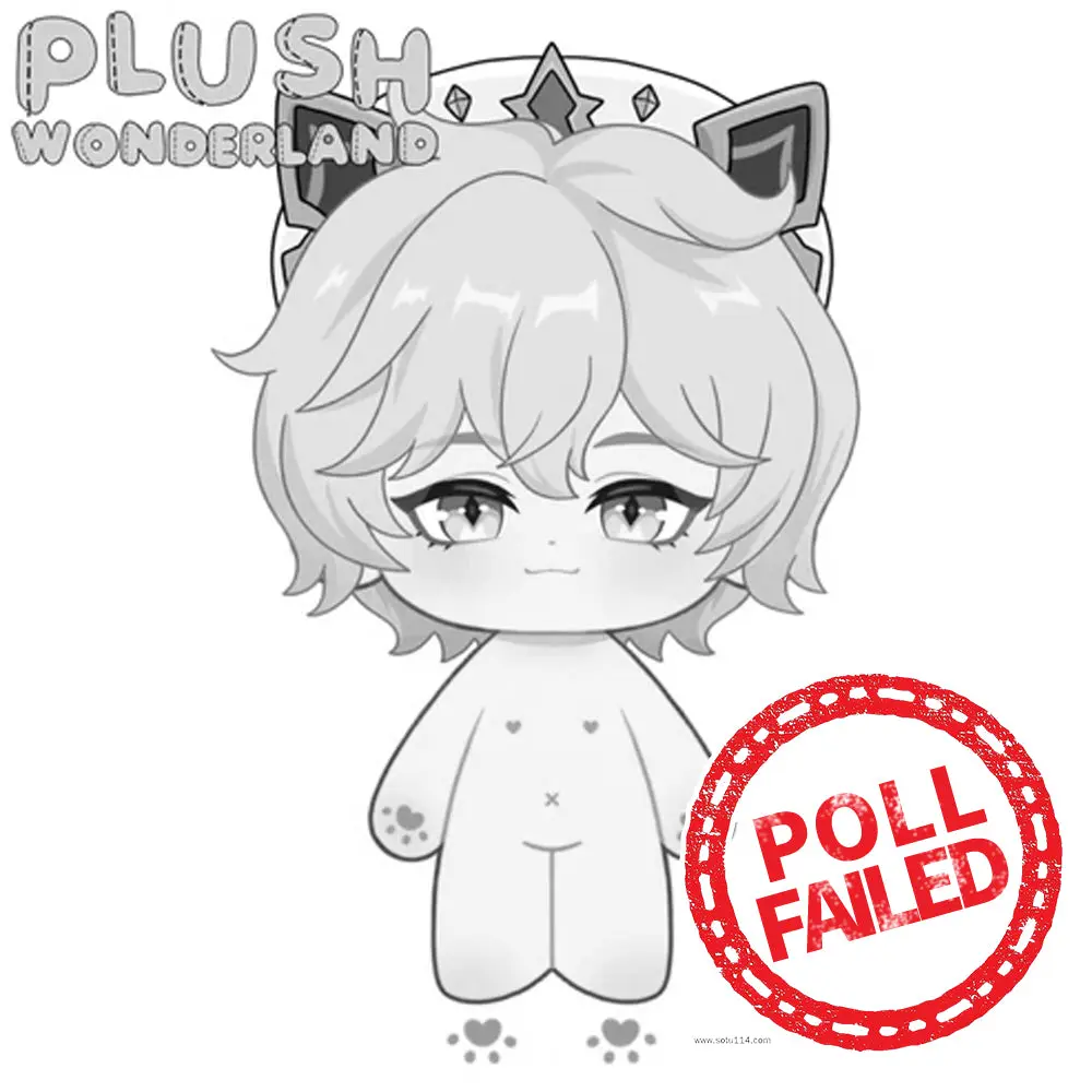 【POLL FAILED】PLUSH WONDERLAND Vampire Cat  Plushie 20CM Doll FANMADE