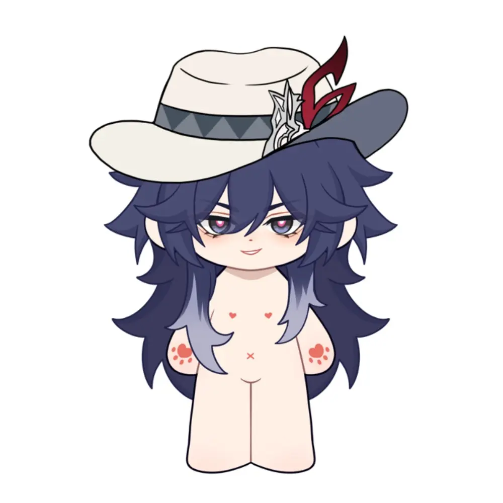 【PRESALE】PLUSH WONDERLAND White Hatter 20CM Cotton Doll FANMADE - Image 2