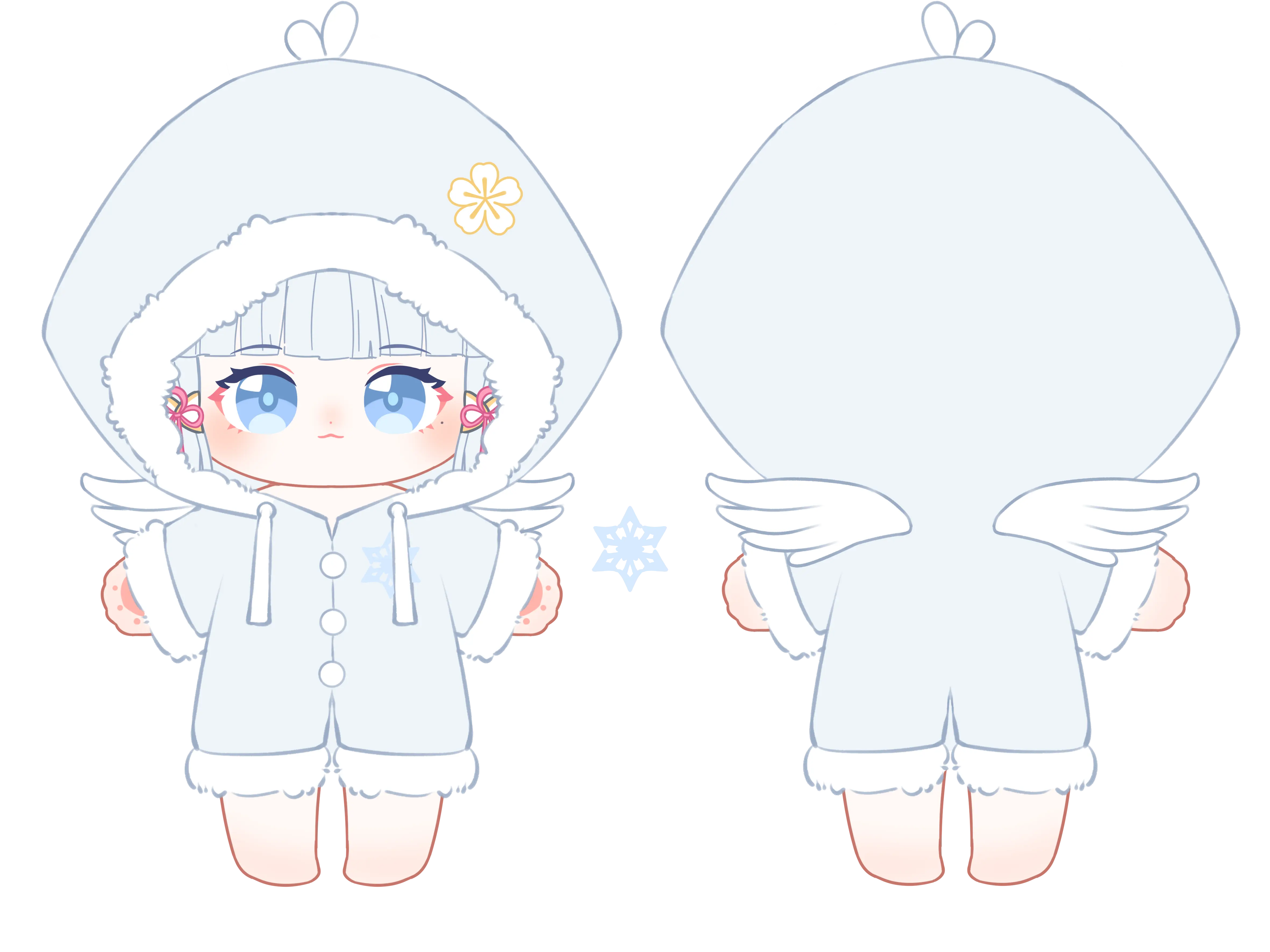 【Last Batch】【IN STOCK】PLUSH WONDERLAND Game Princess Egret Cotton Doll Plush 20CM Plushies FANMADE - Image 6