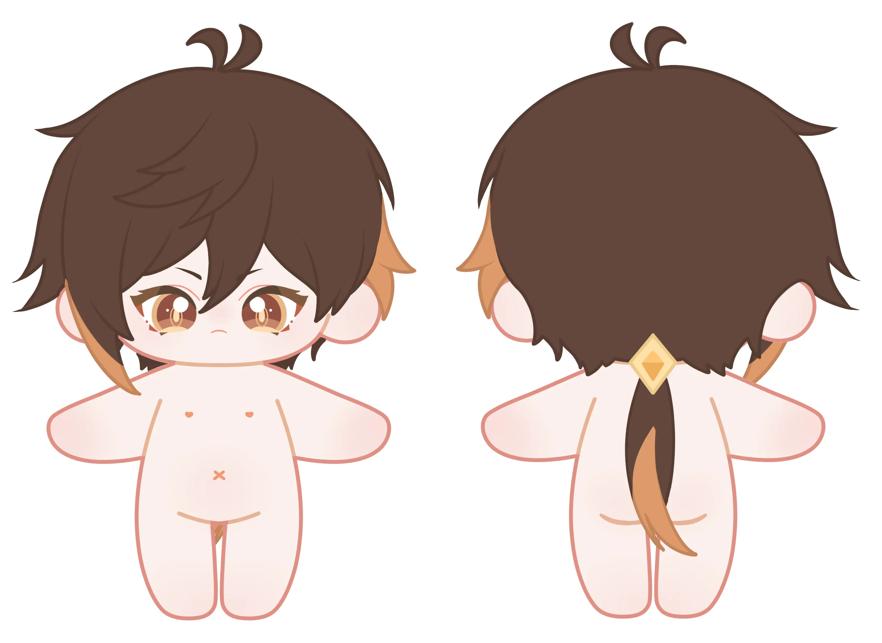 【Last Batch】【INSTOCK 】PLUSH WONDERLAND Game Lord Rock Plush Doll 20 CM FANMADE - Image 11