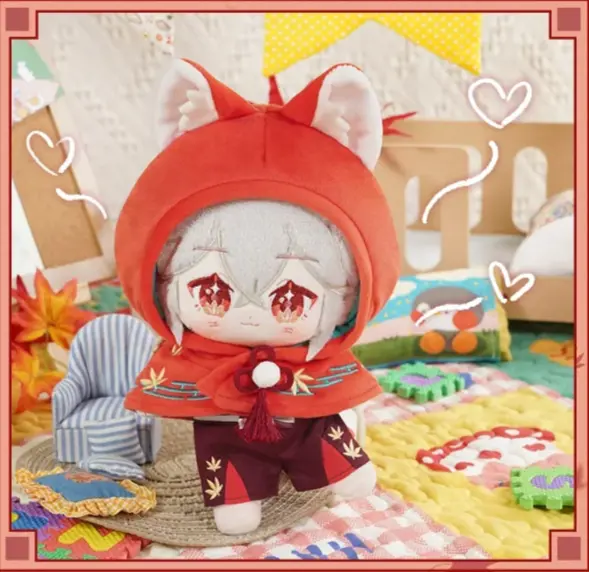 【Sold Out】PLUSH WONDERLAND Red leaves chasing wild waves Cotton Doll Plushies 20CM Plush FANMADE - Image 5