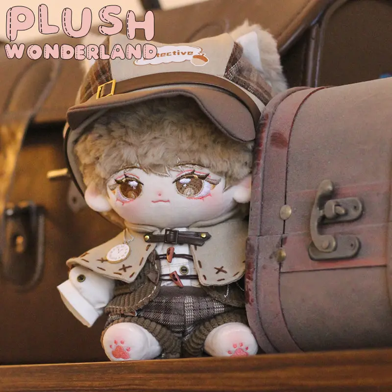 【In Stock】PLUSH WONDERLAND Detective Doll Plush Clothes 20 CM Detective Cloak Cute - Image 4