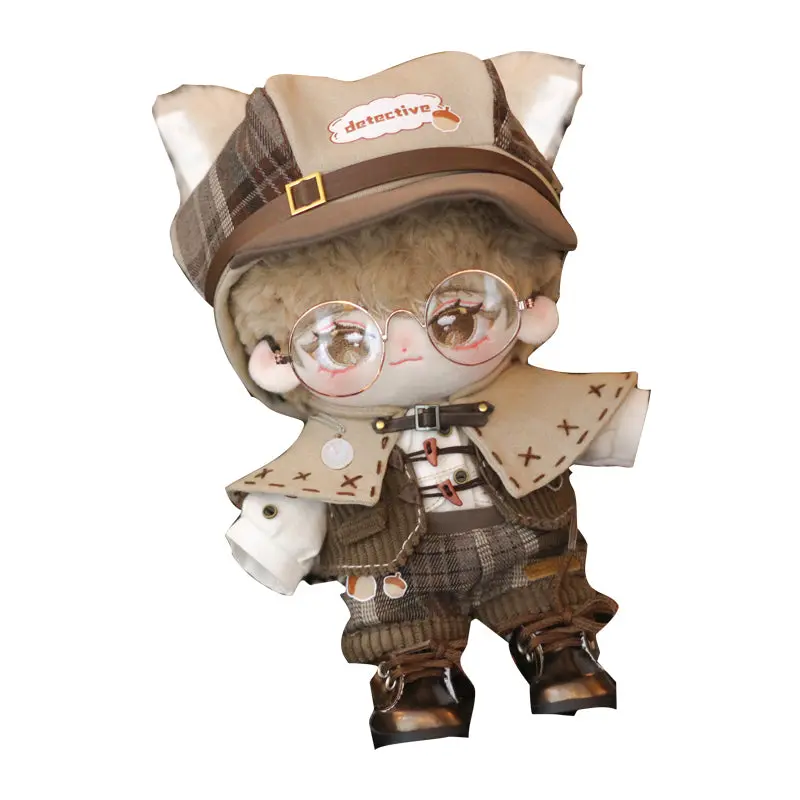 【In Stock】PLUSH WONDERLAND Detective Doll Plush Clothes 20 CM Detective Cloak Cute - Image 5
