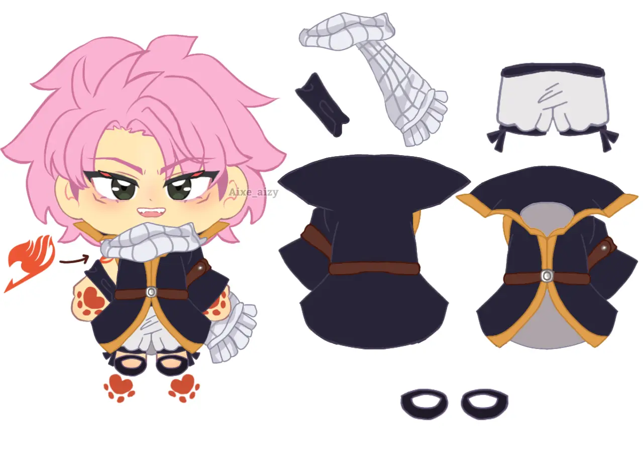 【Poll-Failed】PLUSH WONDERLAND Anime The Great Demon-Lord Dragneel Plushies Cotton 20CM Doll FANMADE - Image 2
