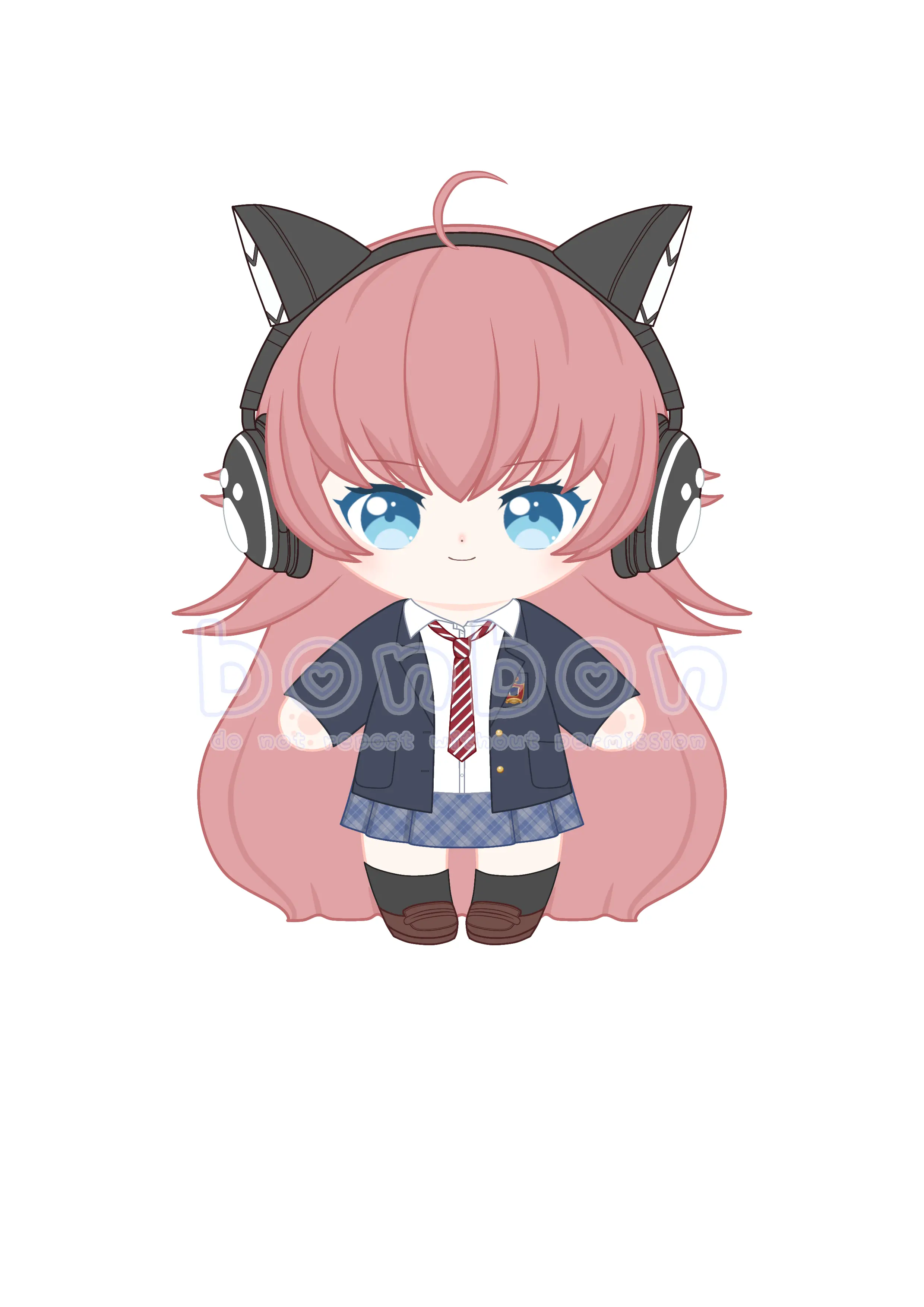 【Poll-Failed】PLUSH WONDERLAND Cat-Ear DJ Plushie Cotton Doll 20CM FANMADE - Image 2