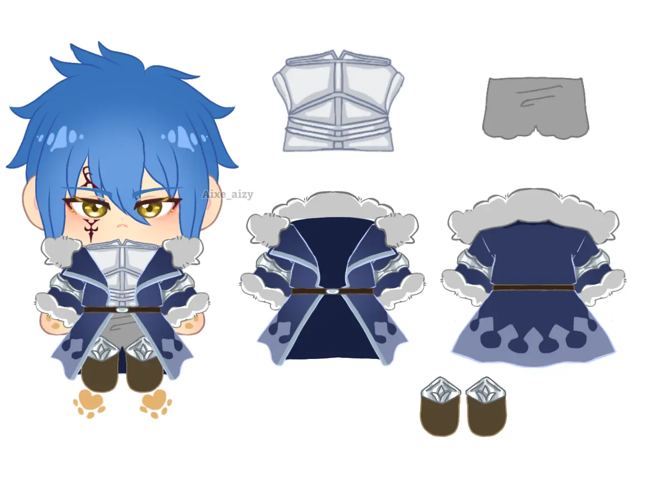 【Poll-Failed】PLUSH WONDERLAND Siegrain Anime Plushies Cotton 20CM Doll FANMADE - Image 2