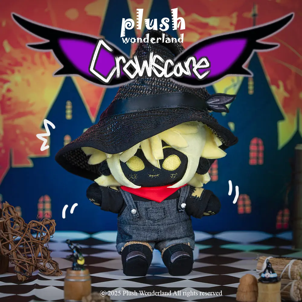 【In Stock】【Authorized】PLUSH WONDERLAND Crowscare Ryo Night Ver. 20CM Plushie Cotton Doll - Image 4