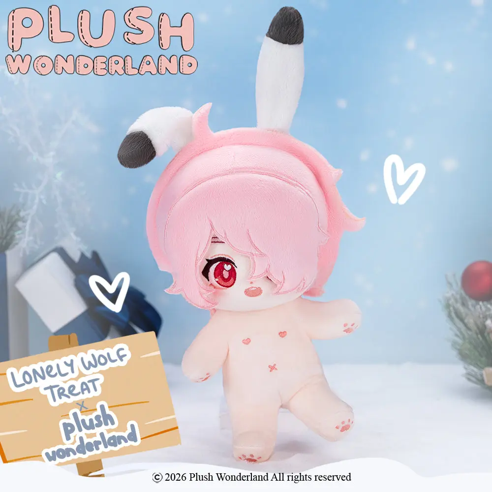 【PRESALE】【Authorized】PLUSH WONDERLAND Lonely Wolf Treat Mochi 20CM Plushie Cotton Doll - Image 5