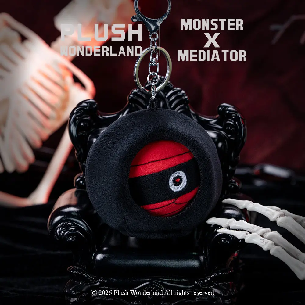 【In Stock】【Authorized】PLUSH WONDERLAND Monster X Mediator NauseAxe404 Plushie Pendant Decompression Ball Anti Stess - Image 3
