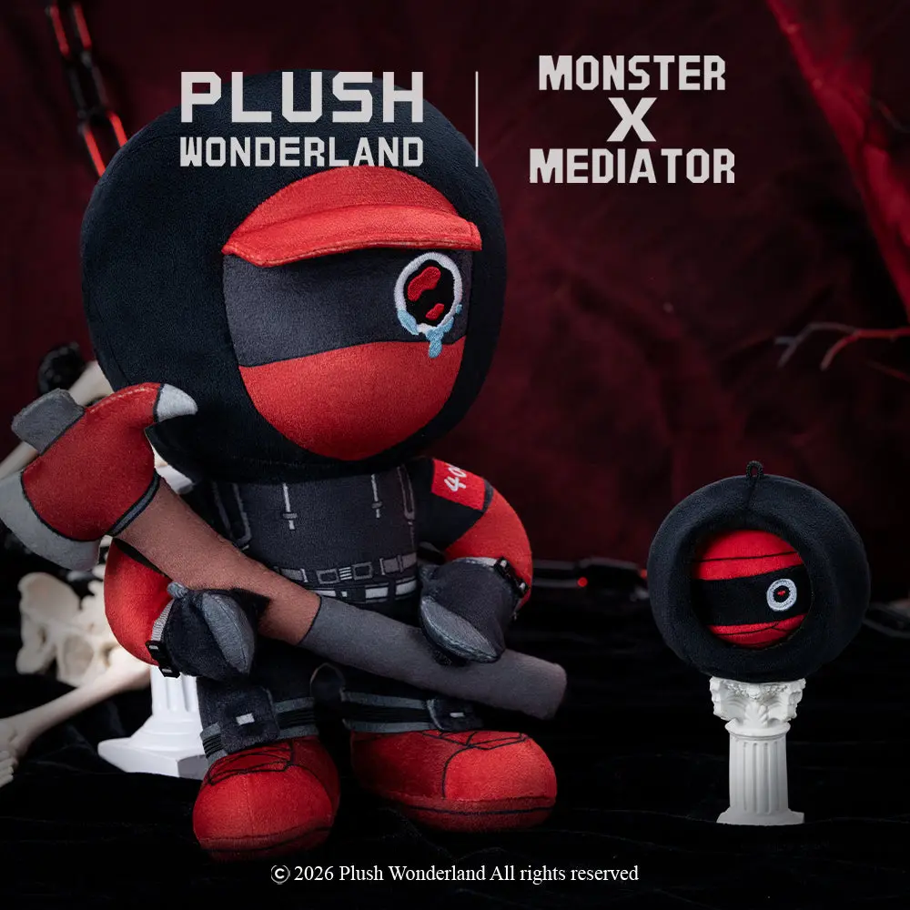 【In Stock】【Authorized】PLUSH WONDERLAND Monster X Mediator NauseAxe404 Plushie Pendant Decompression Ball Anti Stess - Image 5