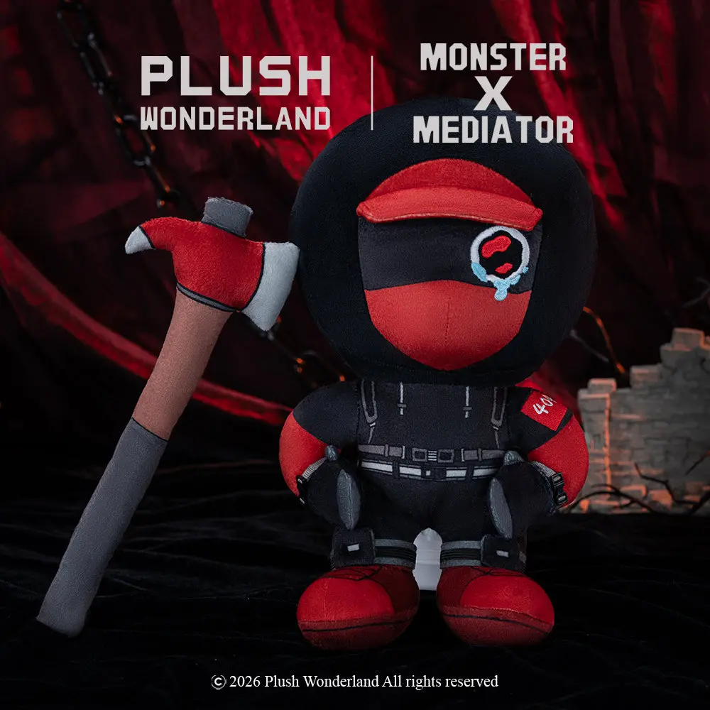 【PRESALE】【Authorized】PLUSH WONDERLAND Monster X Mediator NauseAxe404 Plushie Cotton Doll - Image 4