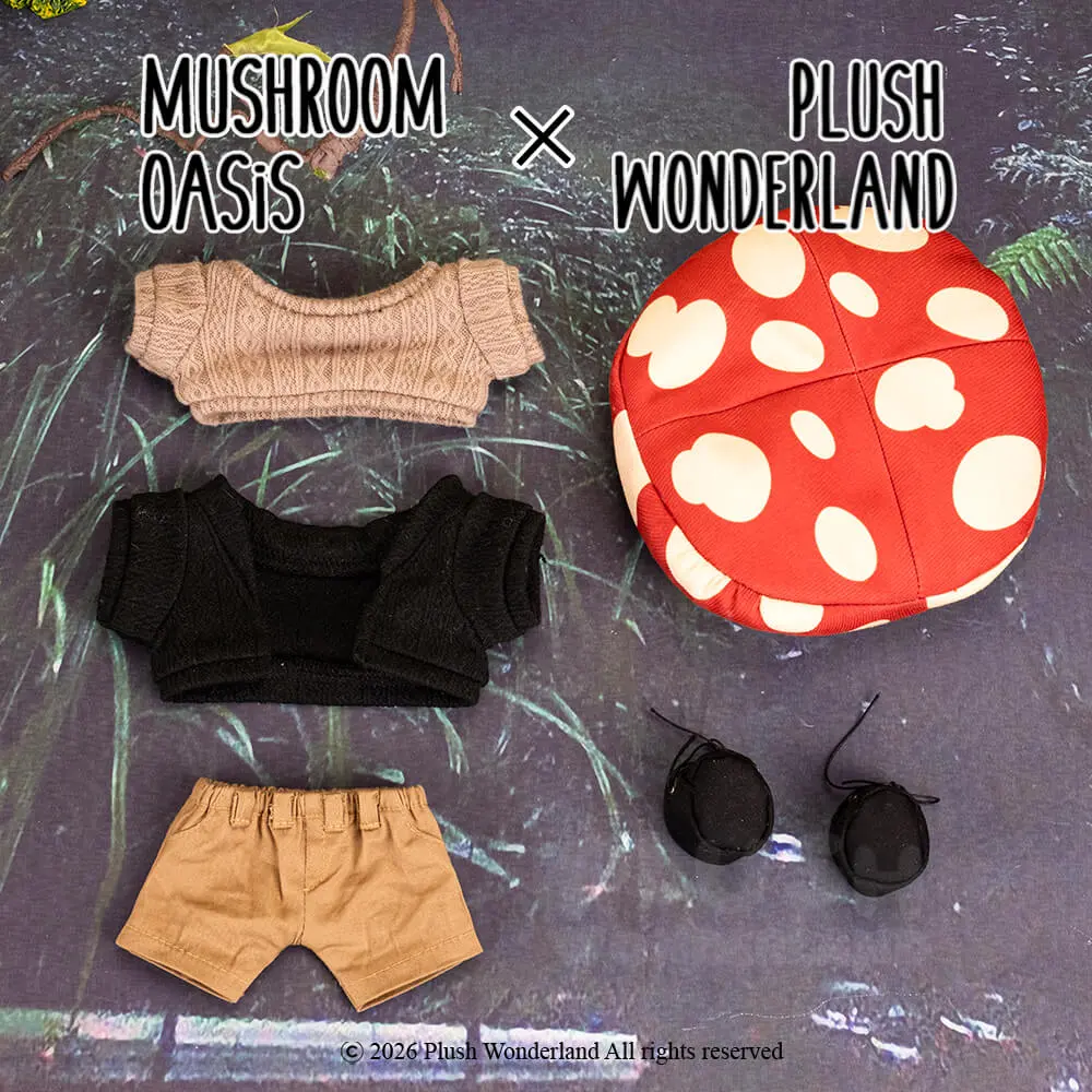 【PRESALE】【Authorized】PLUSH WONDERLAND Mushroom Oasis Mychael 20CM Plushie Cotton Doll - Image 8