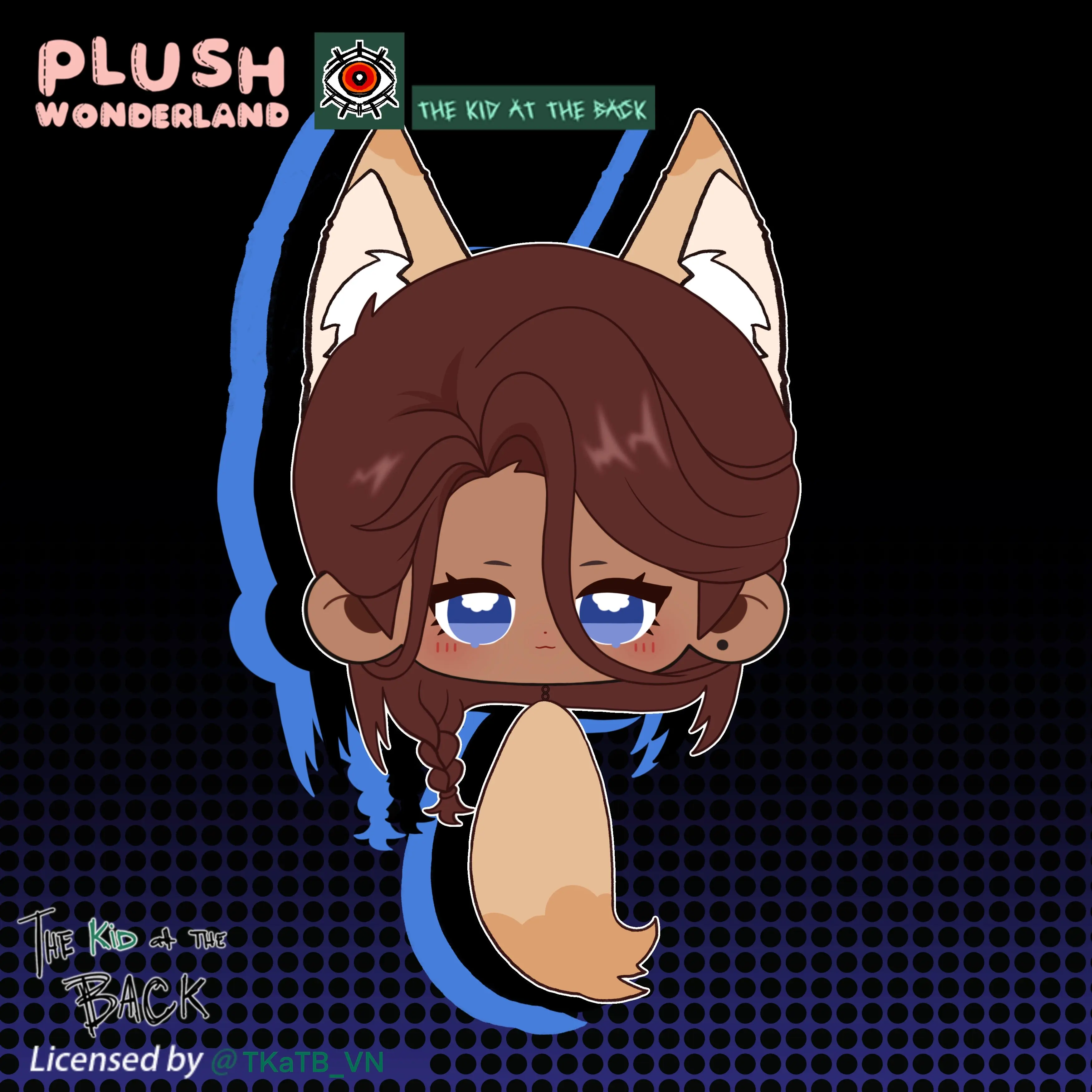 【Poll-Failed】【Authorized】PLUSH WONDERLAND The Kid at the Back Jericho Ichabod Plushie 10CM Pendant Doll Authorized - Image 4