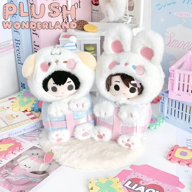 【PRESALE】PLUSH WONDERLAND Adorable Bunny & Puppy Hooded 10CM Doll Clothes Gift - Image 5