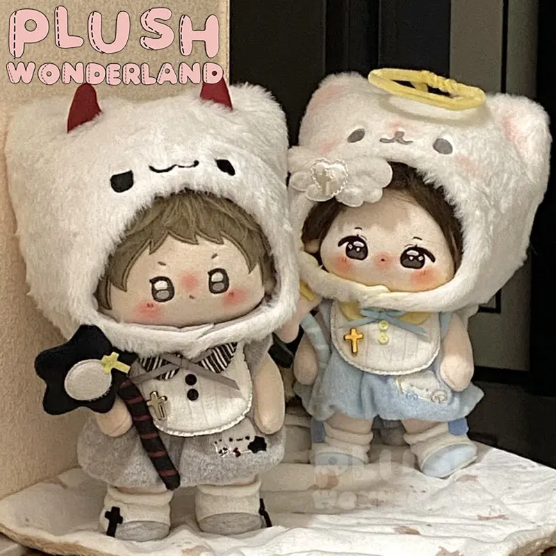 【PRESALE】PLUSH WONDERLAND Angel Meow Demon Meow Set 20CM Doll Clothes - Image 2