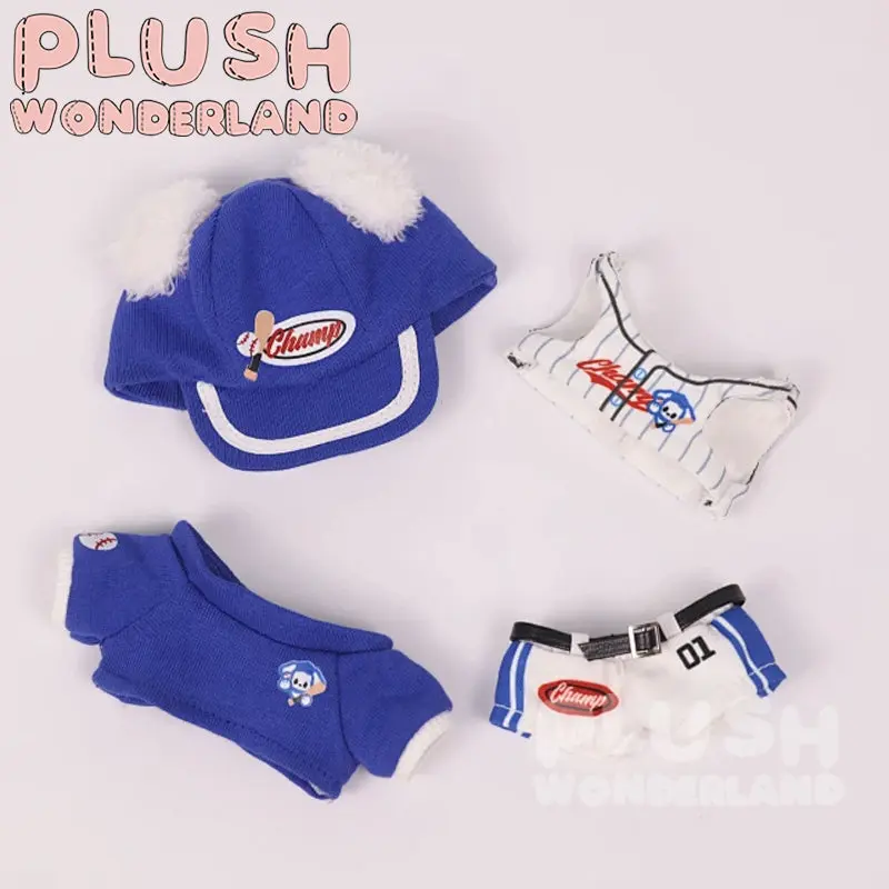 【In Stock】PLUSH WONDERLAND Baseball Uniform  10CM Doll Clothes - Image 6