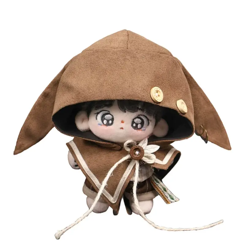 【PRESALE】PLUSH WONDERLAND Brown Forest Cottage Cloak 10CM Doll Clothes - Image 7