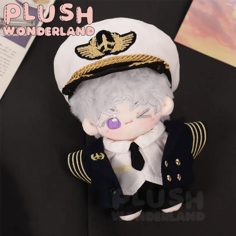 【In Stock】PLUSH WONDERLAND Captain Flight Uniform 10CM Doll Clothes - Image 2
