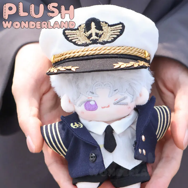 【In Stock】PLUSH WONDERLAND Captain Flight Uniform 10CM Doll Clothes - Image 3