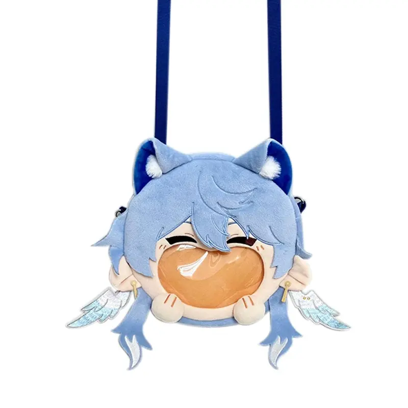 【IN STOCK】PLUSH WONDERLAND Game Doll Big Mouth Crossbody Blue Itabag FANMADE - Image 5