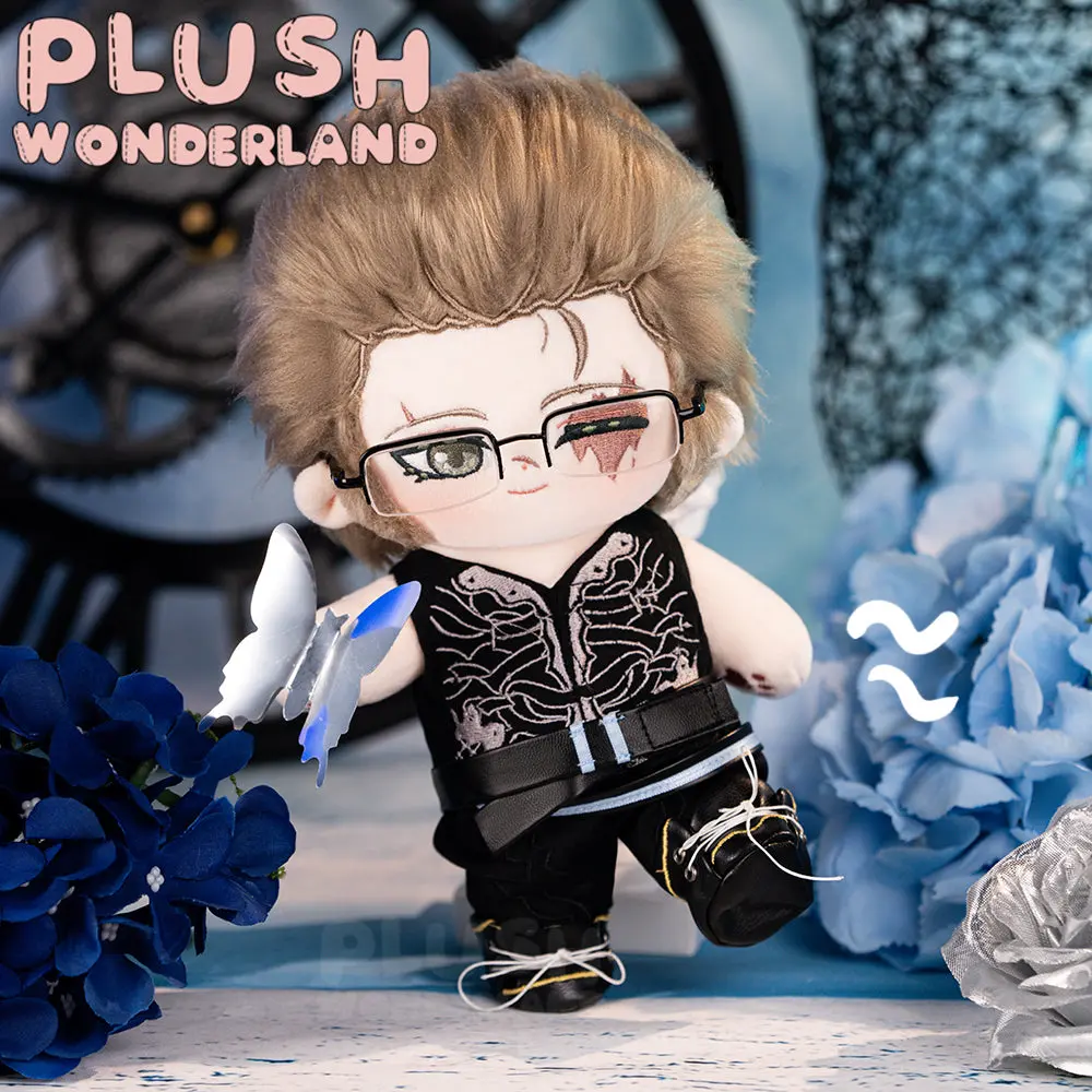 【Last Batch】【Few IN STOCK】PLUSH WONDERLAND Game glasses man Plushie 20CM Cotton Doll FANMADE - Image 14
