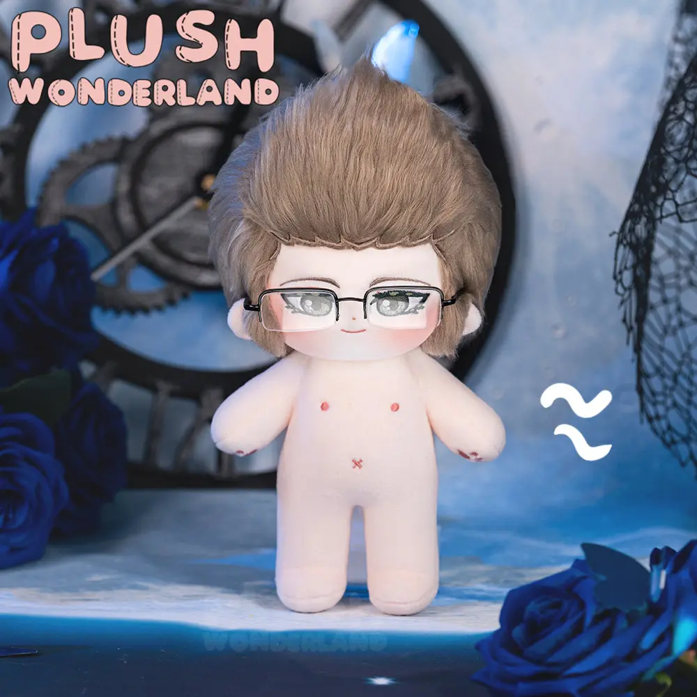 【Last Batch】【Few IN STOCK】PLUSH WONDERLAND Game glasses man Plushie 20CM Cotton Doll FANMADE - Image 6