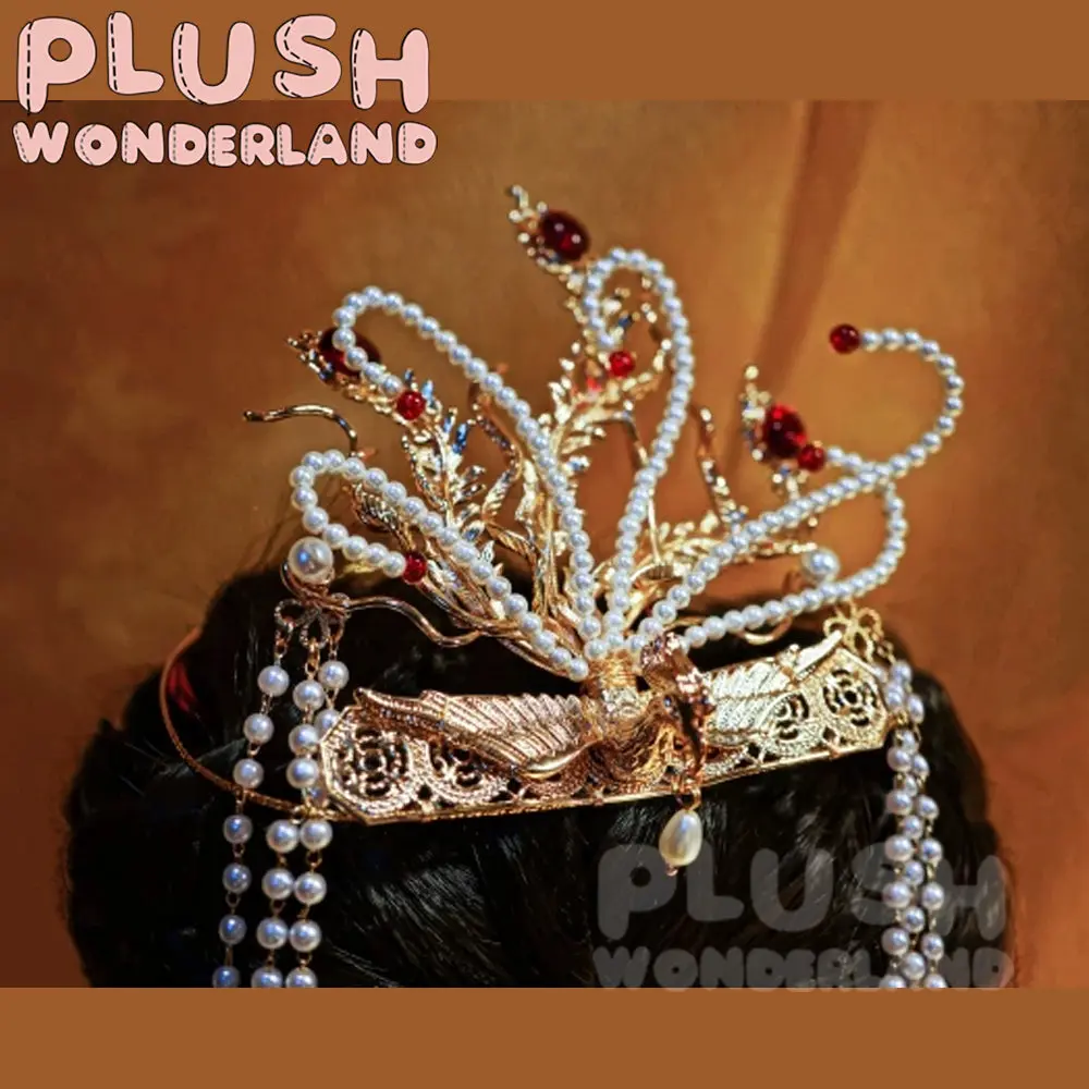 【PRESALE】PLUSH WONDERLAND Ming Dynasty Phoenix Crown and Embroidered Robe Set 20CM Doll Clothes - Image 3