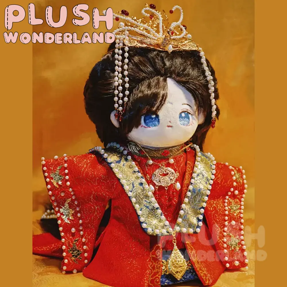 【PRESALE】PLUSH WONDERLAND Ming Dynasty Phoenix Crown and Embroidered Robe Set 20CM Doll Clothes - Image 7