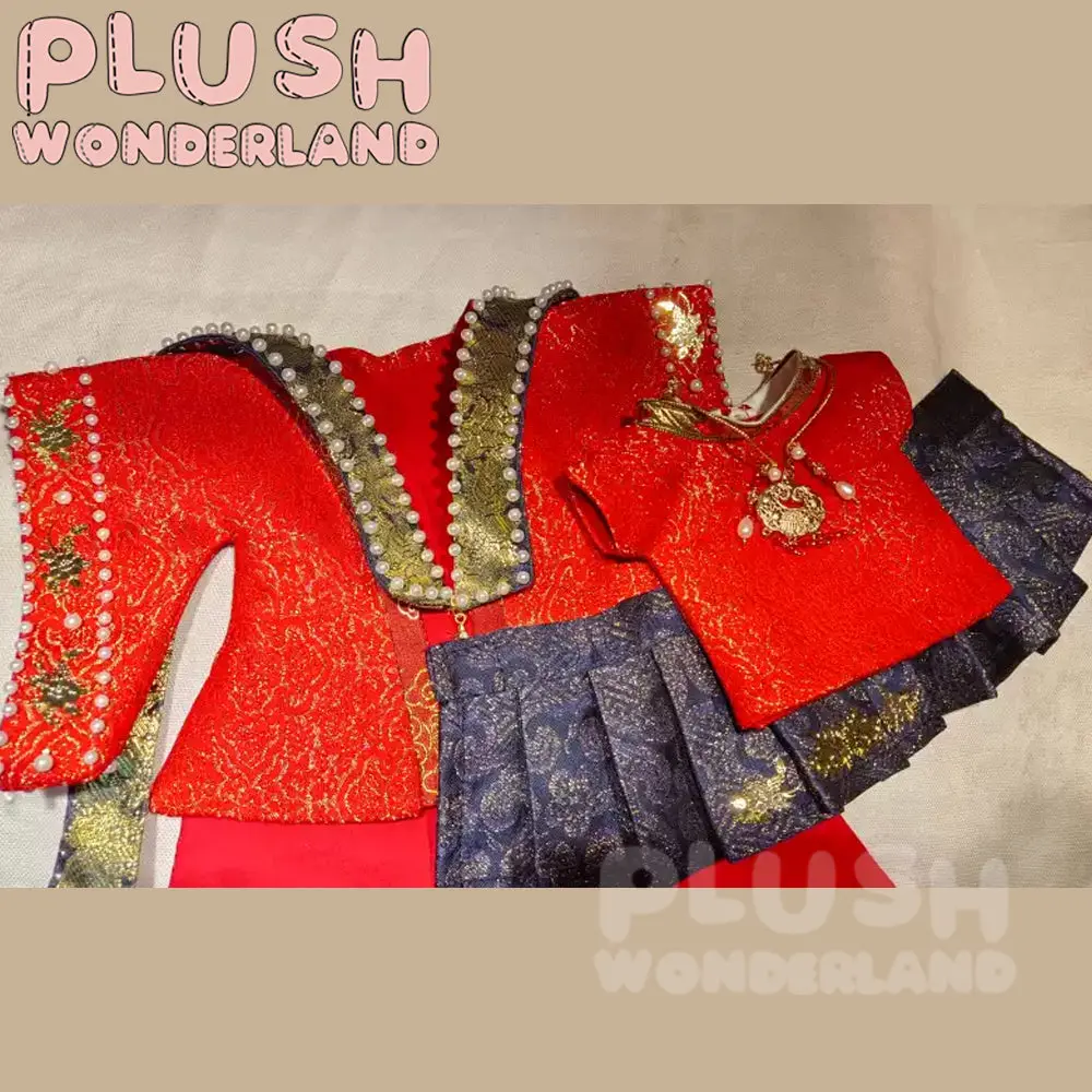 【PRESALE】PLUSH WONDERLAND Ming Dynasty Phoenix Crown and Embroidered Robe Set 20CM Doll Clothes - Image 8