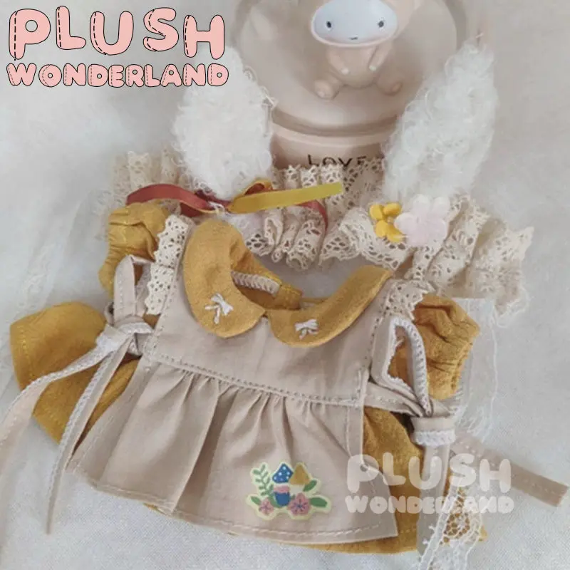 【PRESALE】PLUSH WONDERLAND Mori cotton And Linen Skirt Plushies Cotton Doll Clothes 20CM - Image 3