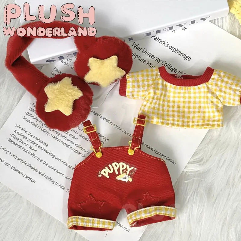 【In Stock】PLUSH WONDERLAND Pudding Apple Dog Plushies Cotton Doll Clothes 20CM - Image 6