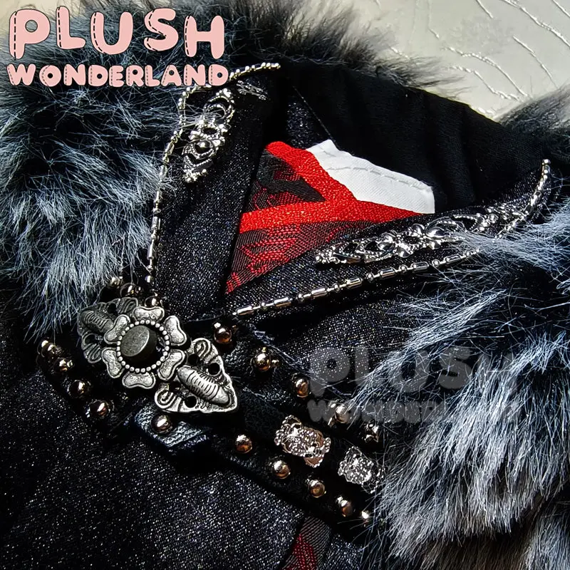 【PRESALE】PLUSH WONDERLAND Traditional Black Fur Collar suit Set 20CM Doll Clothes - Image 2