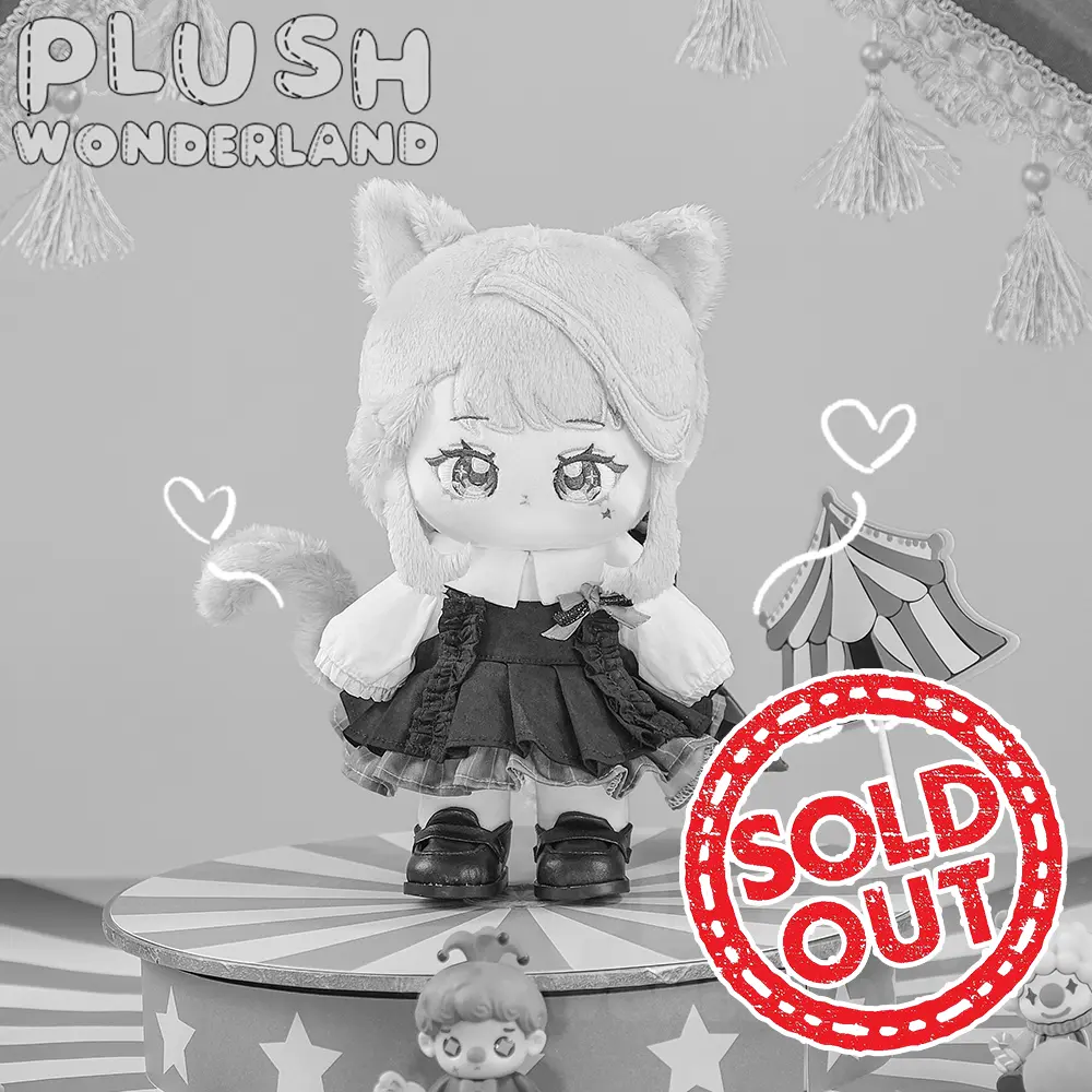 【Sold-Out 】PLUSH WONDERLAND Shadow of Serenity  Plushie Cotton Doll  FANMADE 20CM